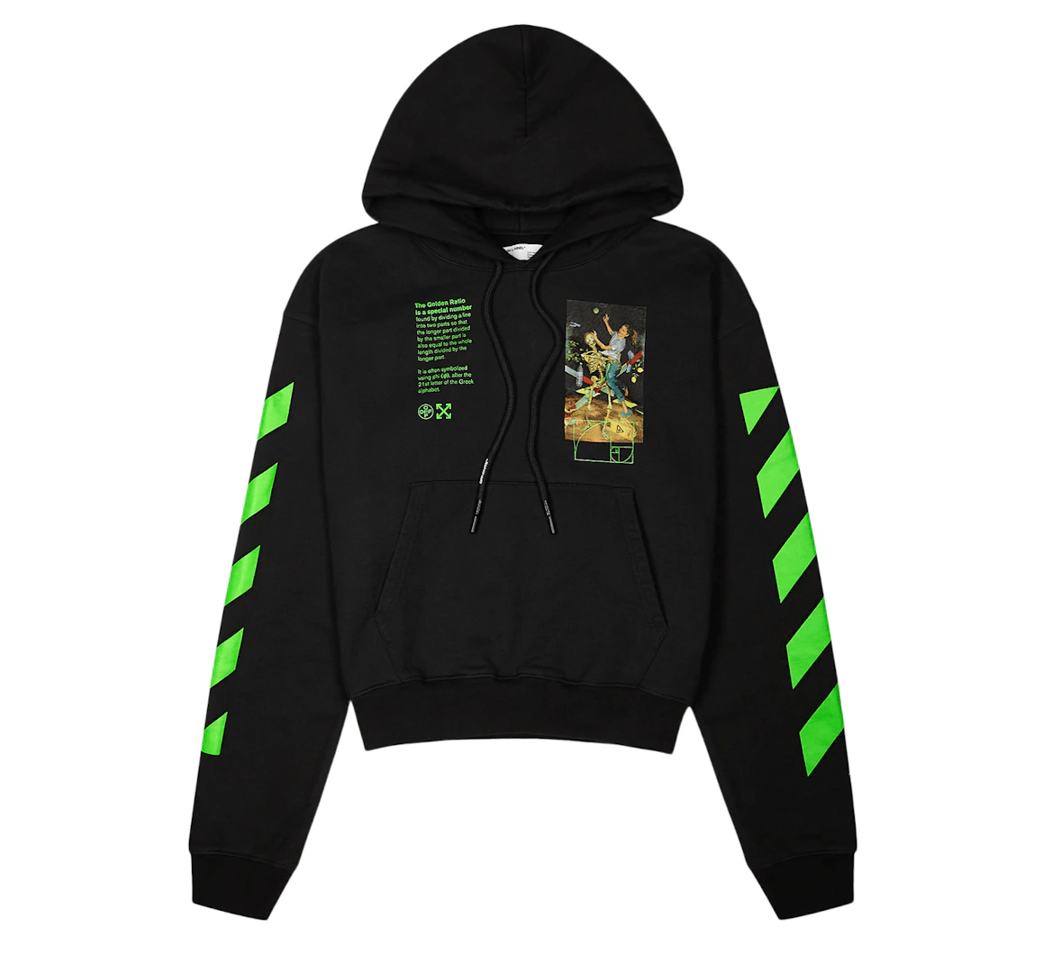 OFF-WHITE Pascal Golden Ratio Painting Hoodie Black/Multicolor