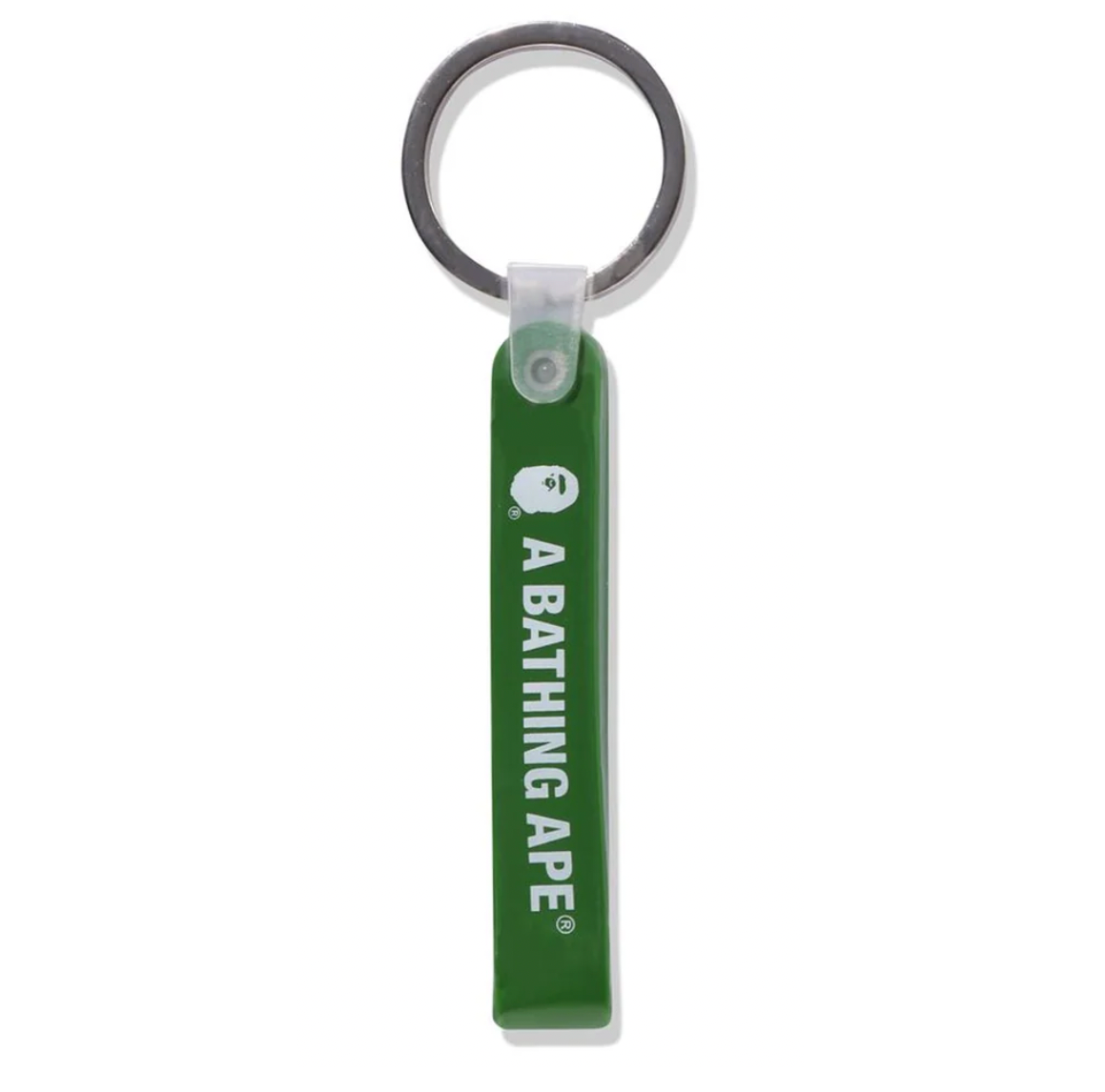 BAPE Rubber Loop Keychain Green
