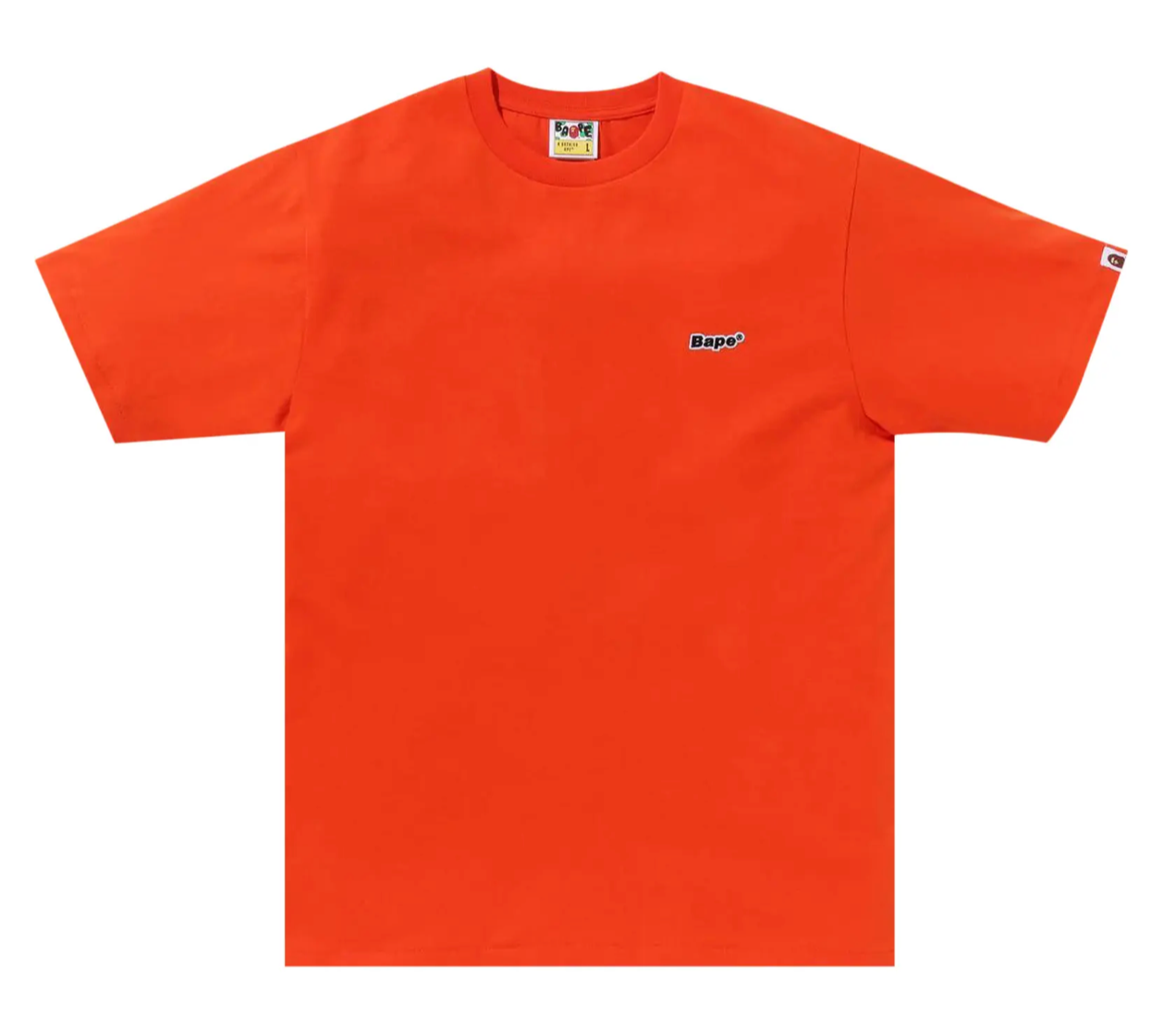 BAPE Patch One Point Tee Orange
