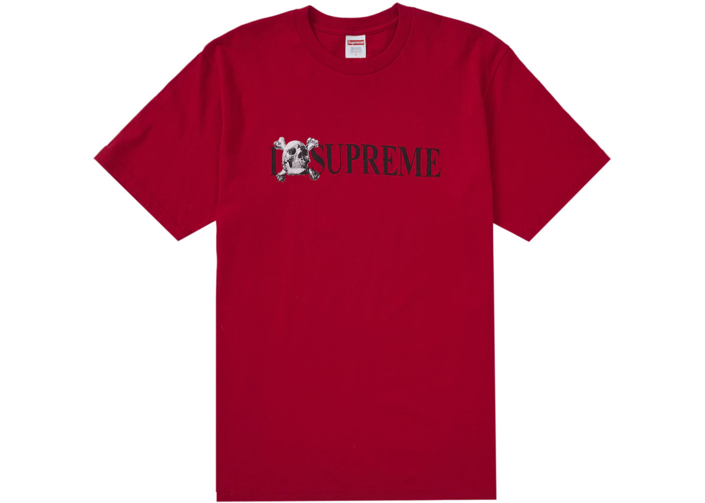 Supreme Skull Tee Red