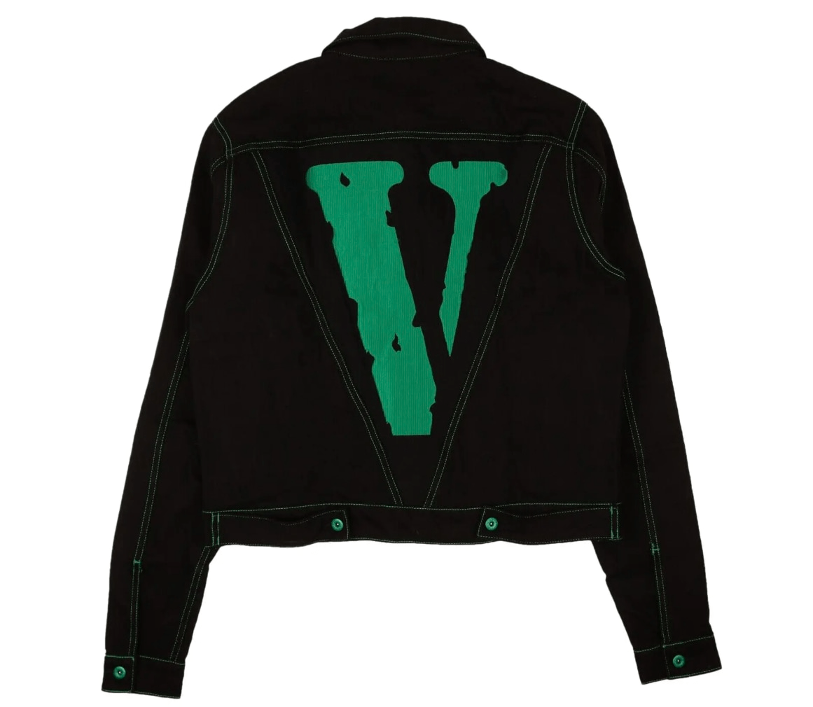 Vlone Friends Denim Jacket Black/Green