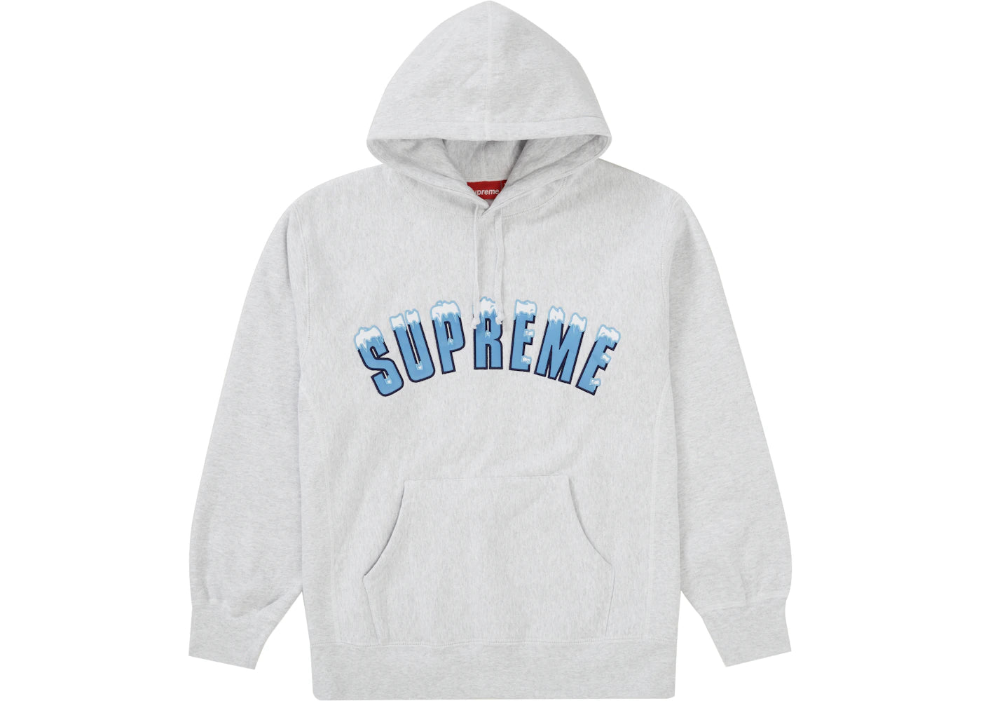 Supreme Icy Arc Hooded Sweatshirt Ash Grey