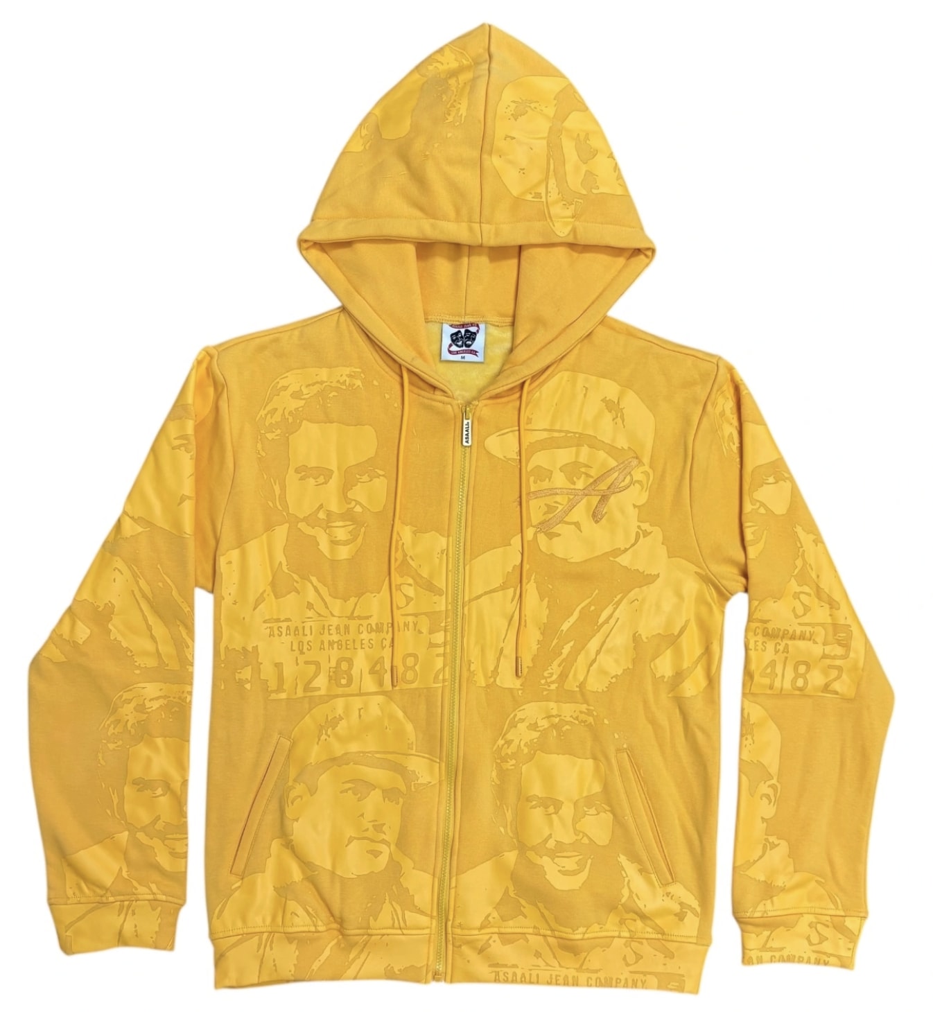 Asaali Monochrome Cartel Hoodie Yellow