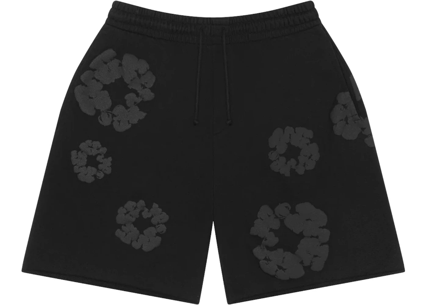 Denim Tears Mono Wreath Sweatshorts Black