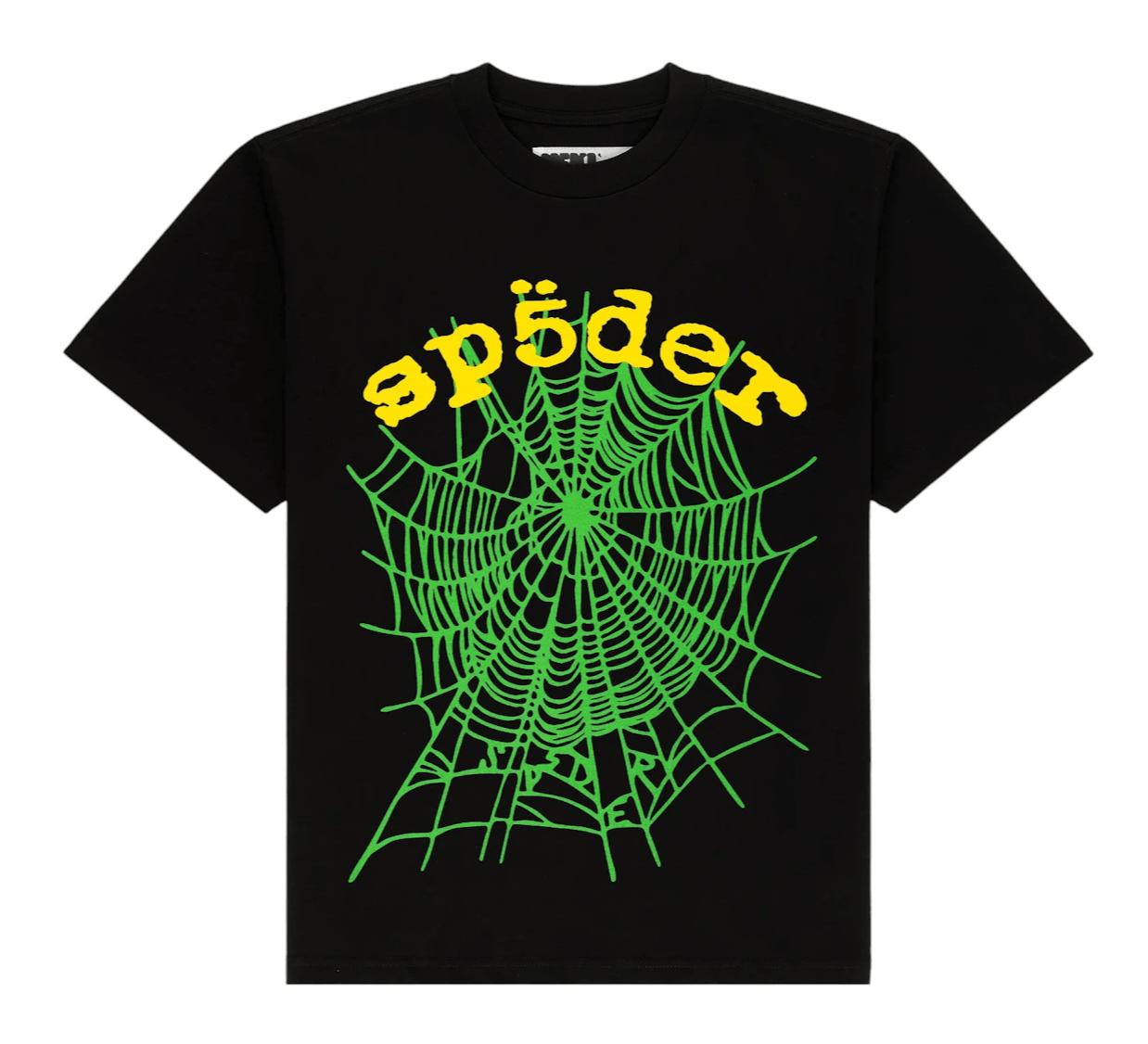Sp5der OG Web V2 Tee Black/Multicolor