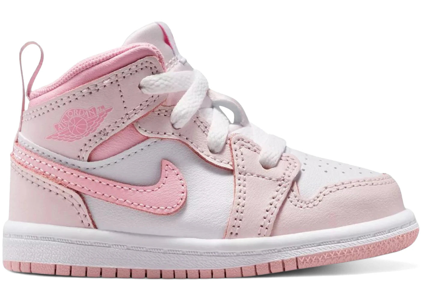 Jordan 1 Mid Pearl Pink White (TD)