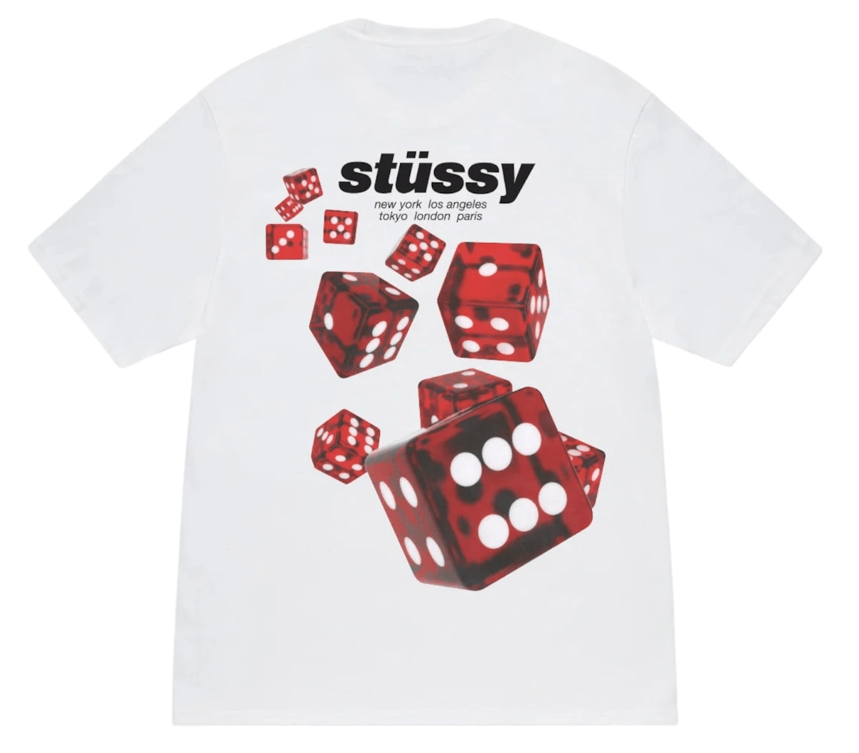 Stussy Rollers Tee White
