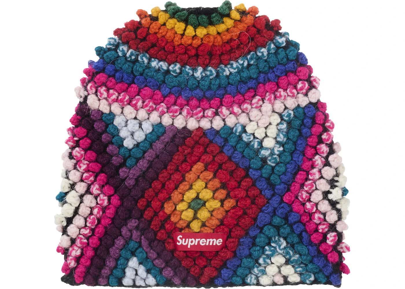 Supreme Textured Knit Beanie Multicolor