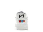 A Bathing Ape Bape Sta Low Shark Pack White