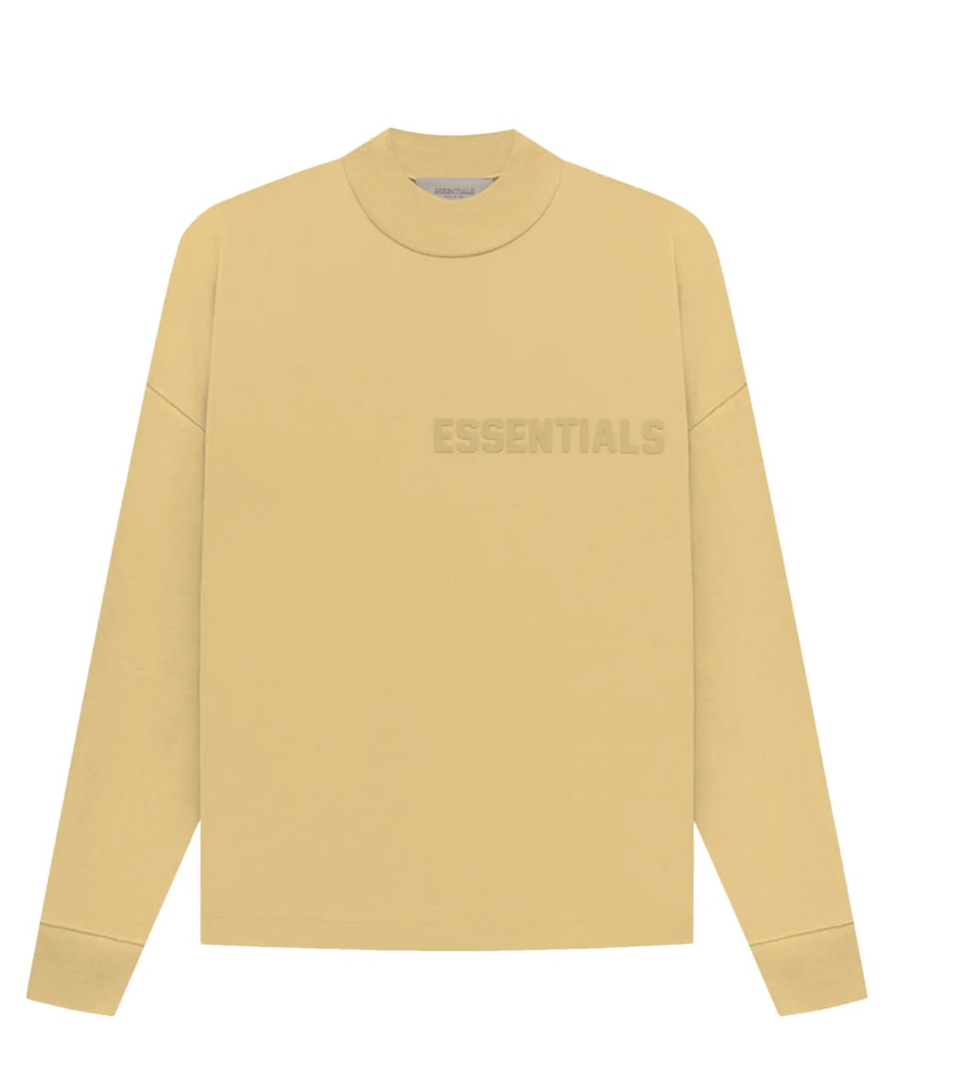 Fear of God Essentials Long-Sleeve Tee Light Tuscan