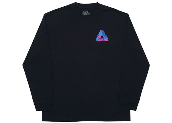 Palace P-3D Longsleeve Black