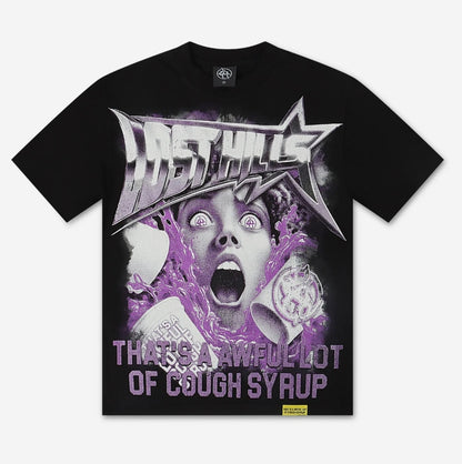 Lost Hills x Alocs Scream Tee Black