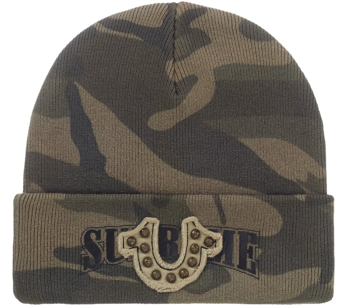 Supreme True Religion Beanie (FW25) Woodland Camo