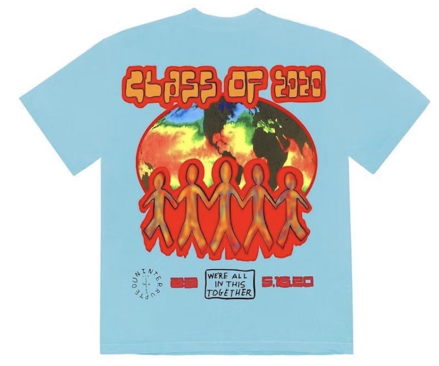 Travis Scott Cactus Jack C/O 2020 Tee Blue