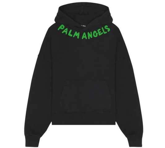 Palm Angel Logo Hoodie Black