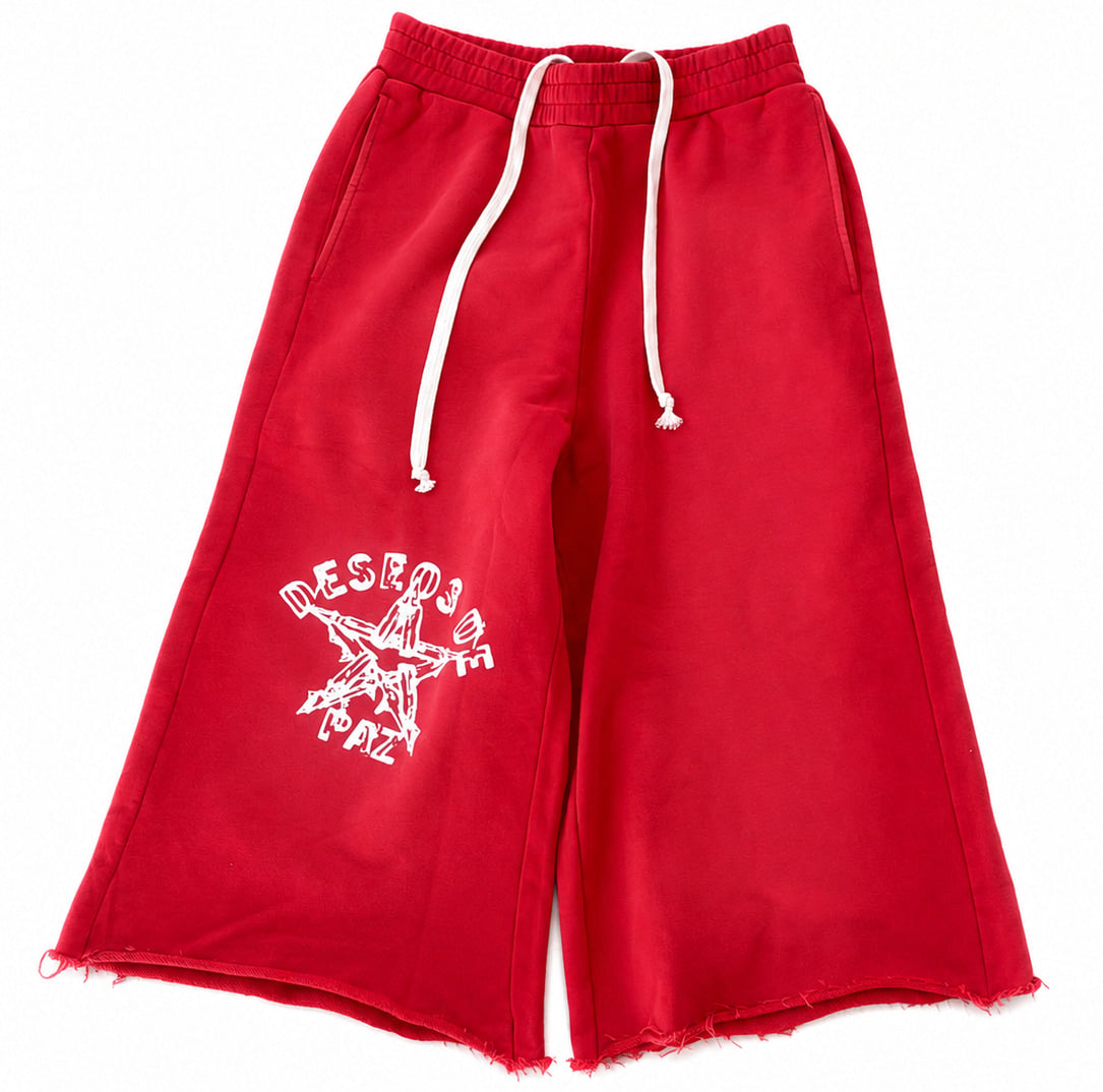 DDP Bullet Star Logo Shorts Red