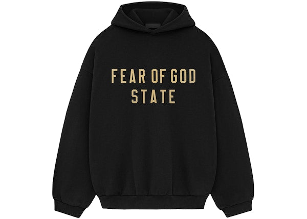 Fear of God Essentials Fleece Hoodie Black