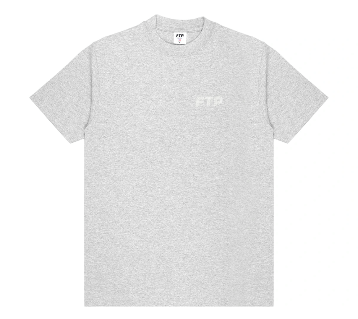 FTP Rhinestone Logo Tee Heather Grey