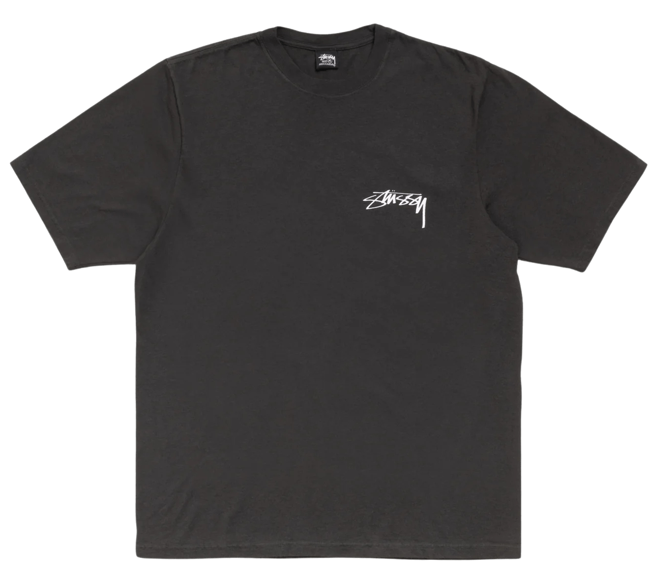 Stussy Skate Stack Tee Pigment Dyed Black