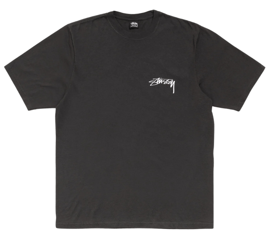 Stussy Skate Stack Tee Pigment Dyed Black