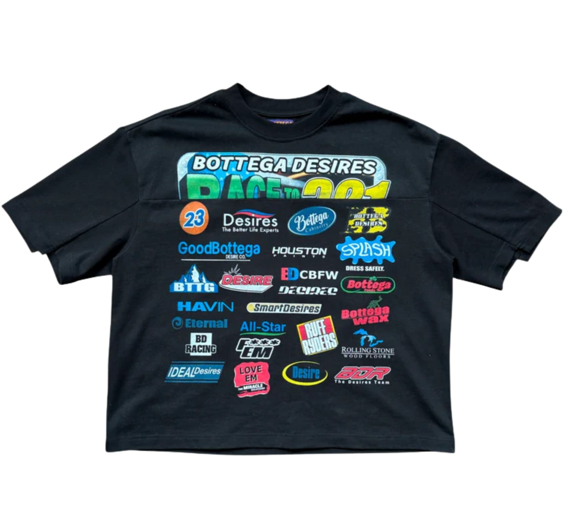 Bottega Desires Race to Desires T-Shirt Black