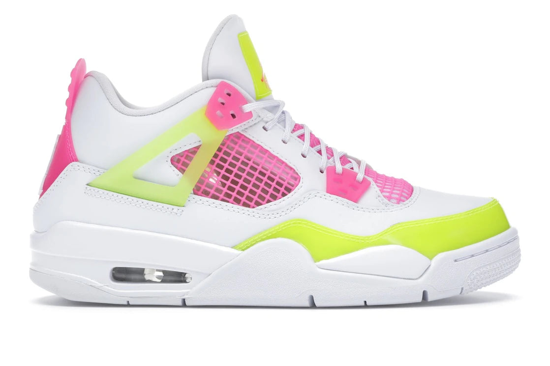 Jordan 4 Retro White Lemon Pink (GS)