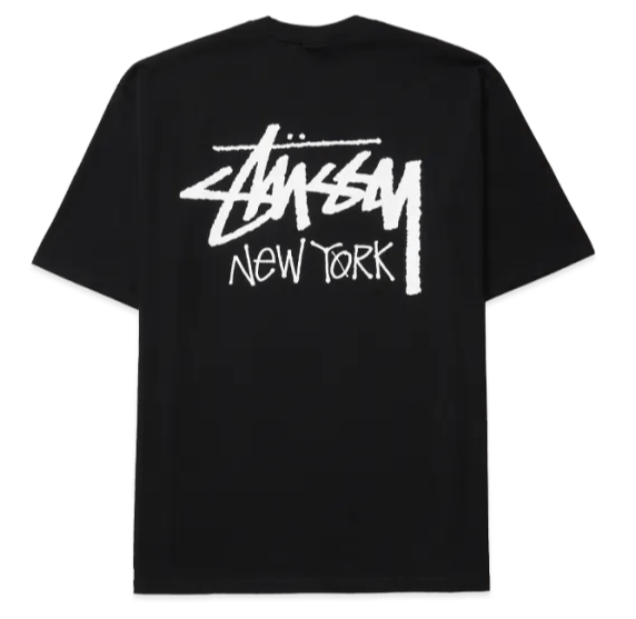 Stussy Stock New York Tee Black
