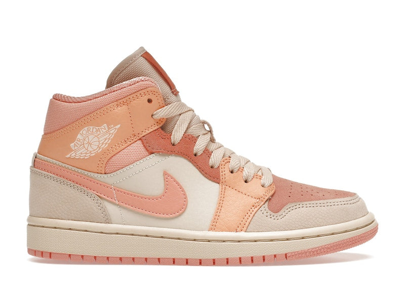 Jordan 1 Mid Apricot Orange (Women's)