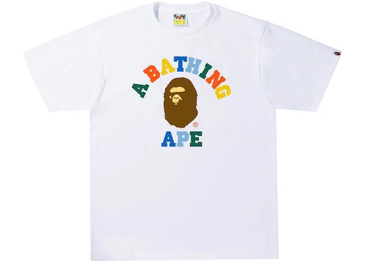 BAPE Colors College Tee (SS22) White