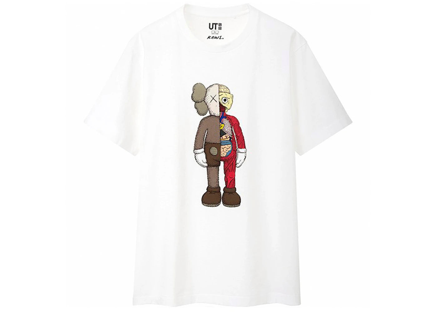 KAWS x Uniqlo Flayed Tee (US Sizing) White
