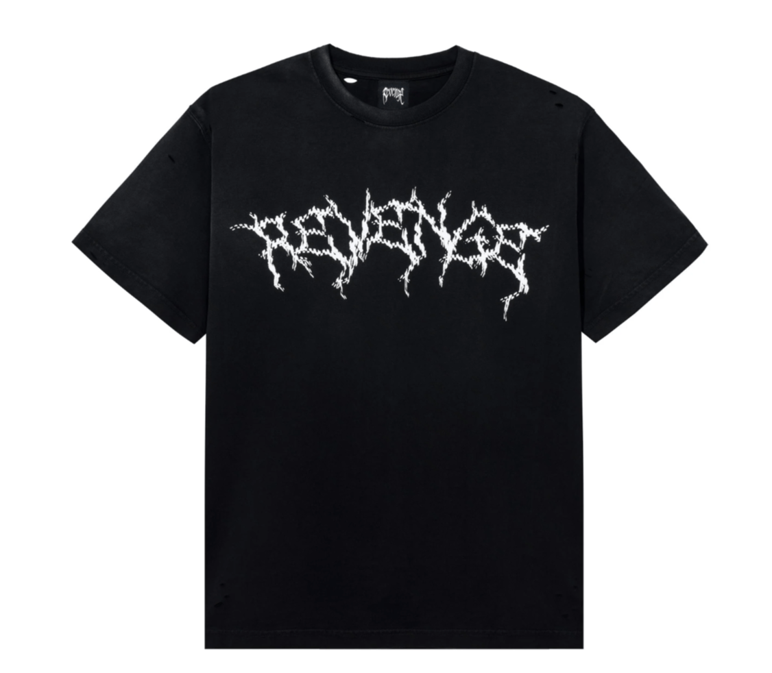 Revenge Kosuke Kawamura Flower Anarchy Treated T-Shirt