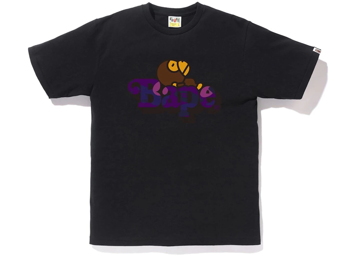 BAPE Color Camo Milo On Bape Tee Black/Purple