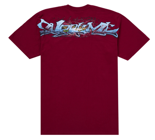 Supreme Tag Tee Cardinal