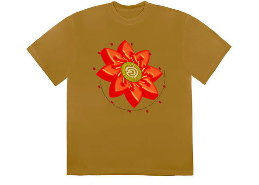 Travis Scott Cactus Jack Flower T-shirt Gold