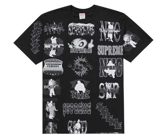 Supreme Flash Tee Black
