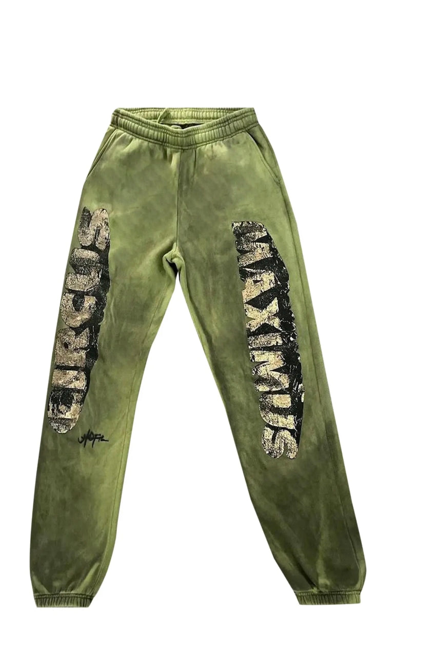 Cactus Jack by Travis Scott Utopia Circus Maximus Sweatpants Green