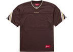 Supreme Jacquard Rib Football Jersey Brown