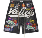 Vale Forever Black 1980's Jorts Black/Wash