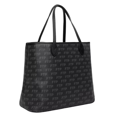 FTP Logo Repete Tote Bag Black