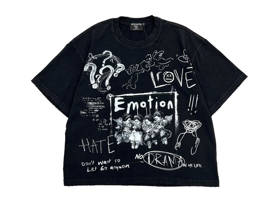 Mixed Emotions Chaos Tee Black