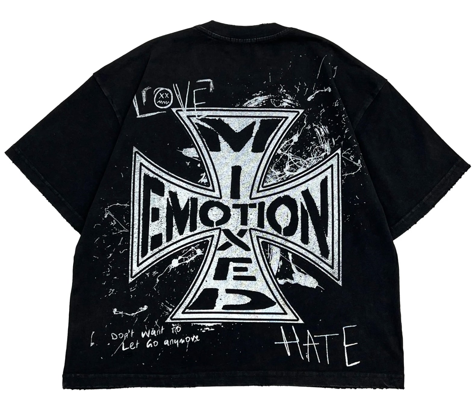 Mixed Emotions Chaos Tee Black