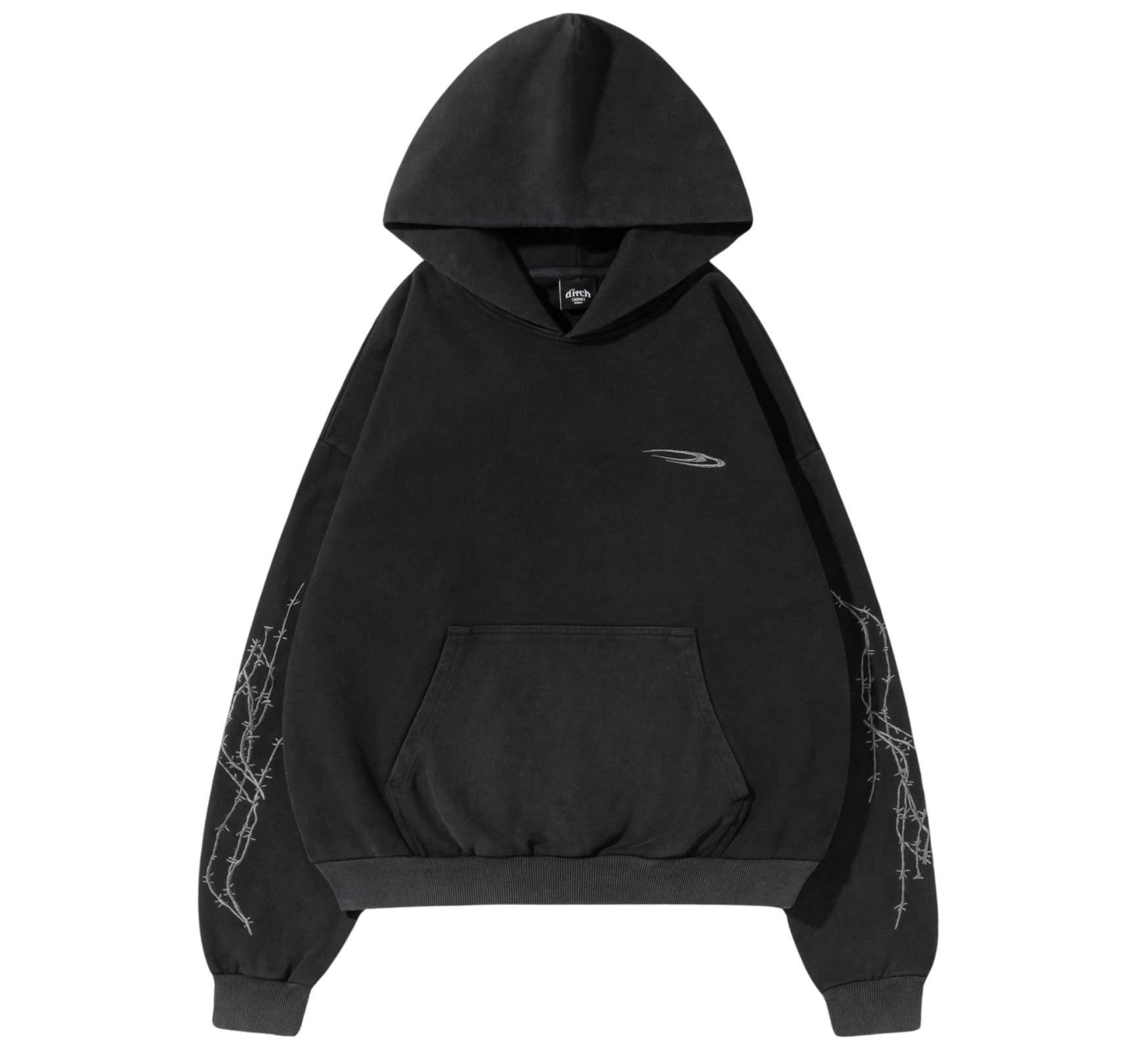 Ditch Athletic Barbed Hoodie Coal