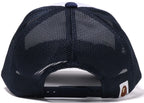 BAPE College Mesh Cap Navy