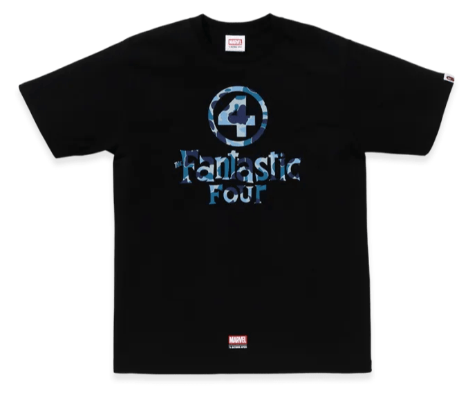 A Bathing Ape x Marvel Fantastic Four Logo Tee