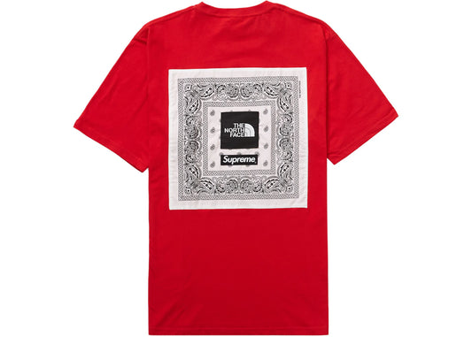 Supreme The North Face Bandana Tee Red