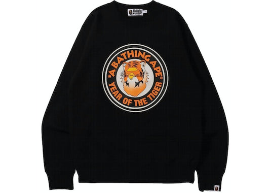 BAPE Year of the Tiger Crew Black