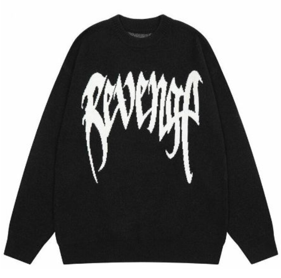 Revenge Arch Logo Knit Crewneck