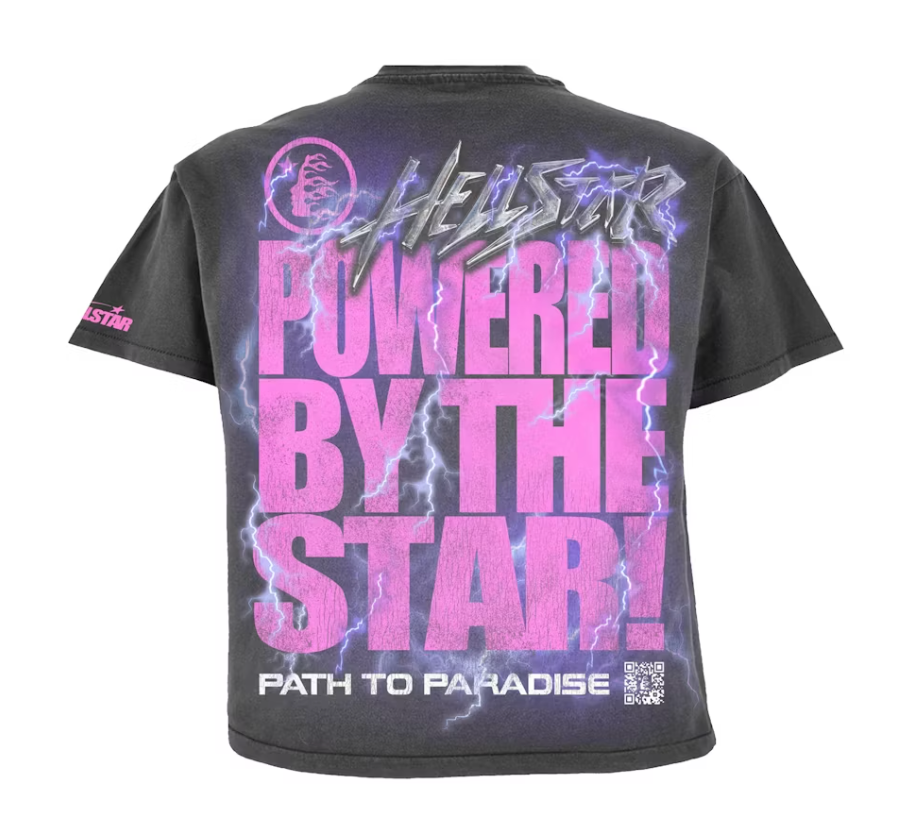 Hellstar Powered By The Star T-Shirt Black