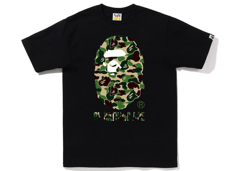 BAPE ABC Camo By Bathing Ape Tee Black/Green