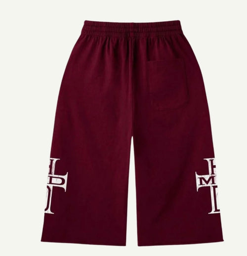 HMDD Holy Cross 3/4 Shorts Maroon